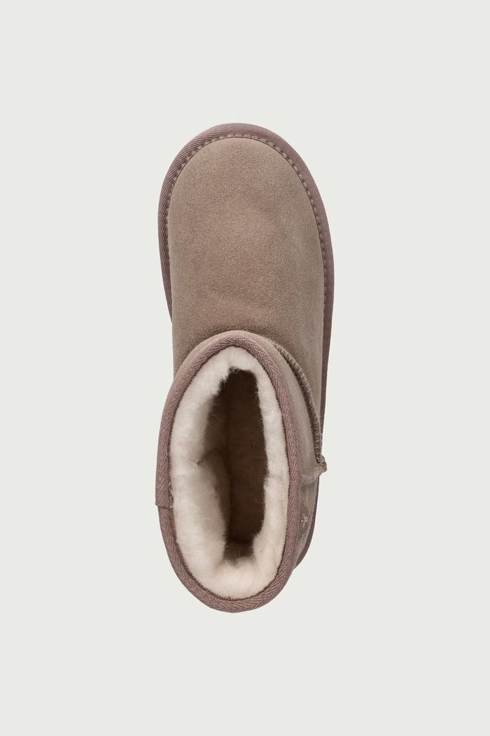 Śniegowce dziecięce zamszowe Wallaby Mini Teens Emu Australia T10103.Wallaby.Mini.Tee beżowy