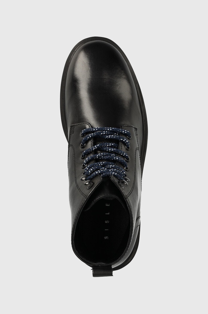 Sisley scarpe in pelle nero 8G9LSD010.700