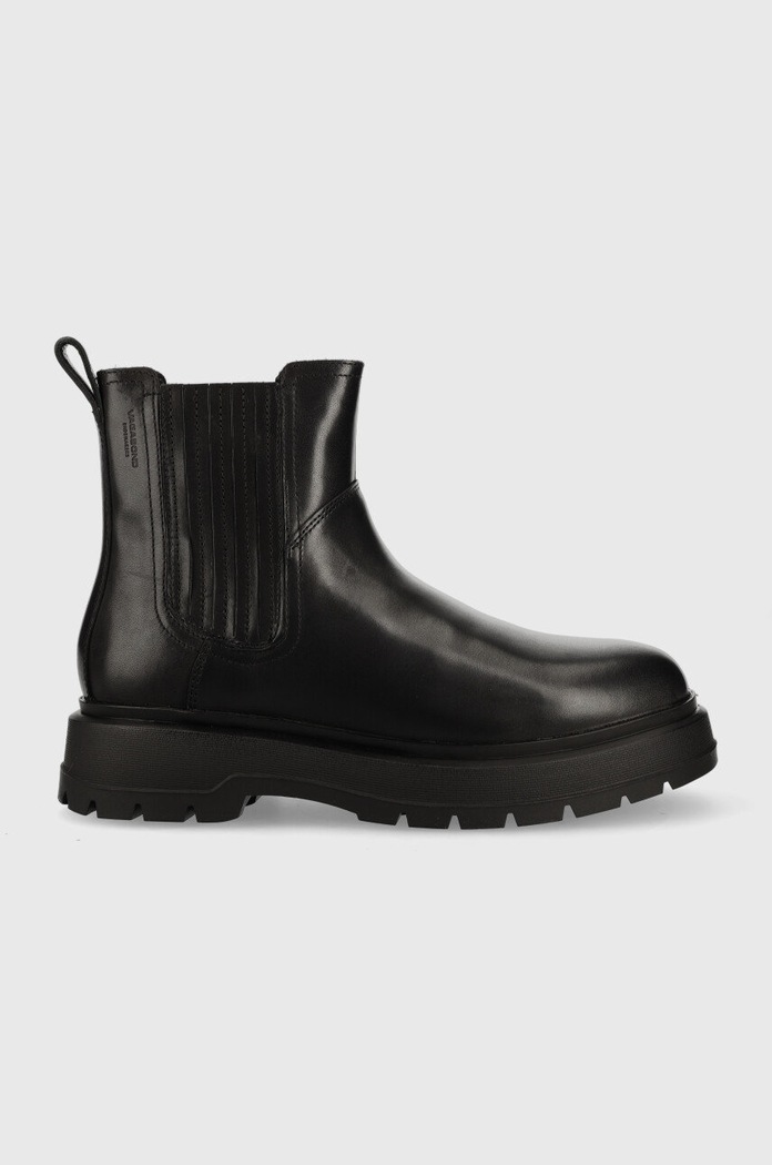 Kožené kotníkové boty Vagabond Shoemakers Jeff casual černá 5474.501.20