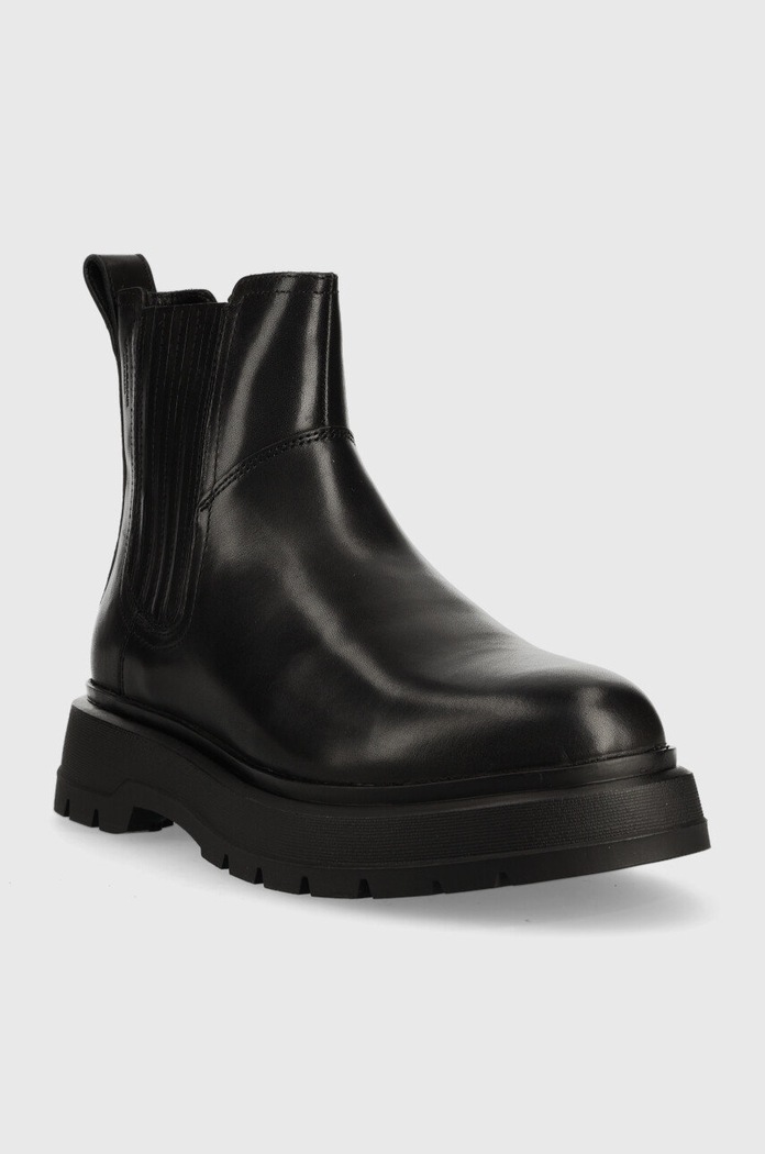 Kožené kotníkové boty Vagabond Shoemakers Jeff 5474.501.20 černá AW22