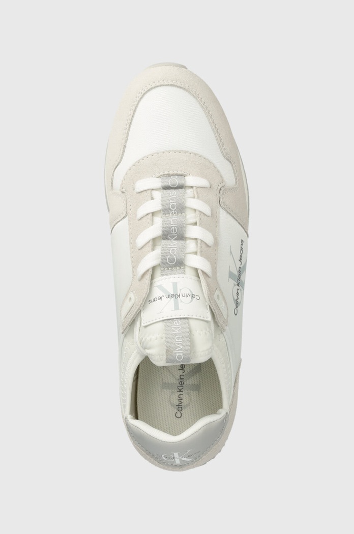 Calvin Klein Jeans sportcipő RUNNER SOCK LACE UP fehér YM0YM00553.0GL