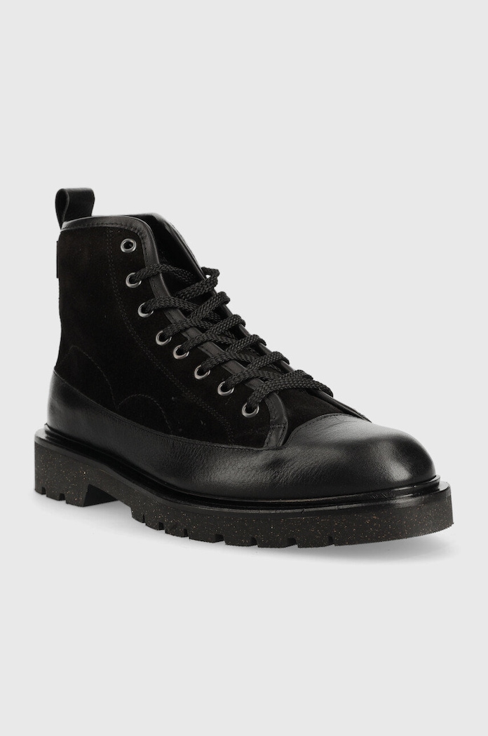 PS Paul Smith trzewiki skórzane Buhl M2S.BUH07.JSUE czarny AW22
