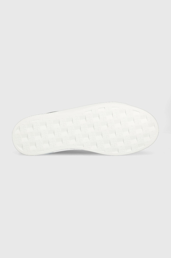 Kožené tenisky Calvin Klein Jeans Classic Cupsole Laceup Low YM0YM00491.BDS čierna