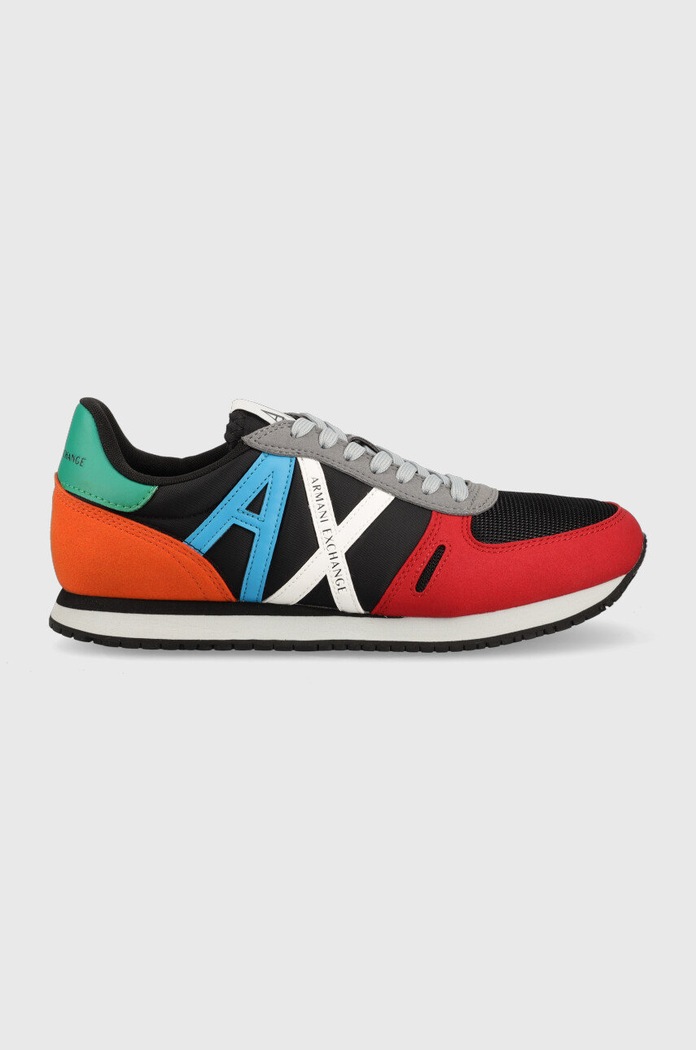 Sneakers boty Armani Exchange imitace kůže vícebarevná XUX017.XCC68.M210