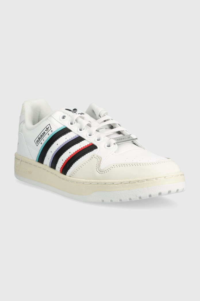 adidas Originals sneakersy NY 90 STRIPES H03420 biały AW22