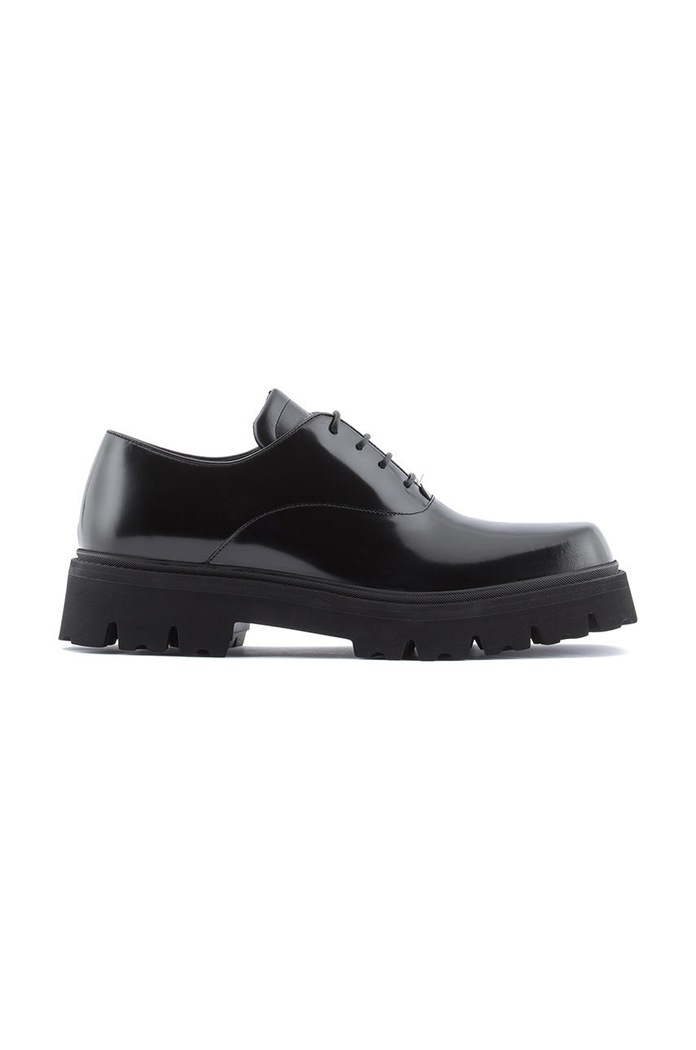 Emporio Armani półbuty imitacja skóry licowej czarny X4C646.XN611.A083