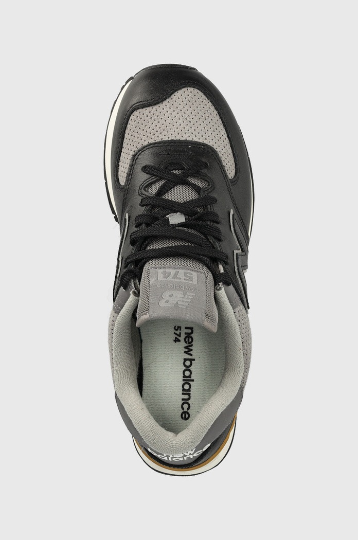 New Balance sneakersy skórzane ML574EX2 czarny ML574EX2