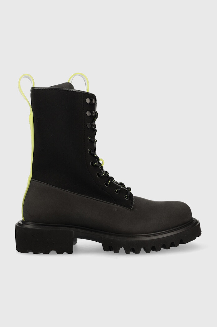 Туристически обувки Palladium x Rains 22610 Show Combat Boot Neopren изкуствен черен 22610.01