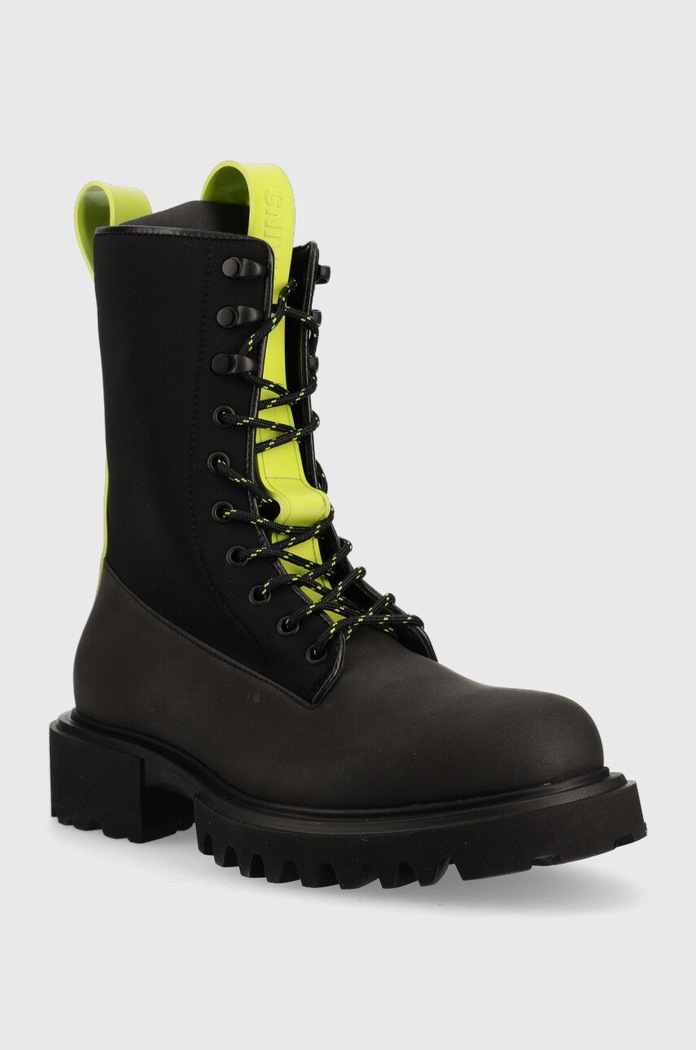 Туристически обувки Palladium x Rains 22610 Show Combat Boot Neopren 22610.01 черен AW22