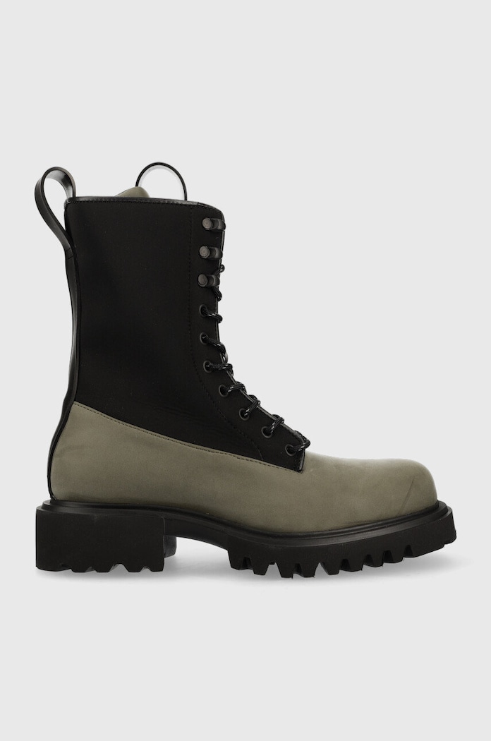 Rains trapery Palladium x Rains Show Combat Boot Neopren 22610 tekstylny czarny 22610.65