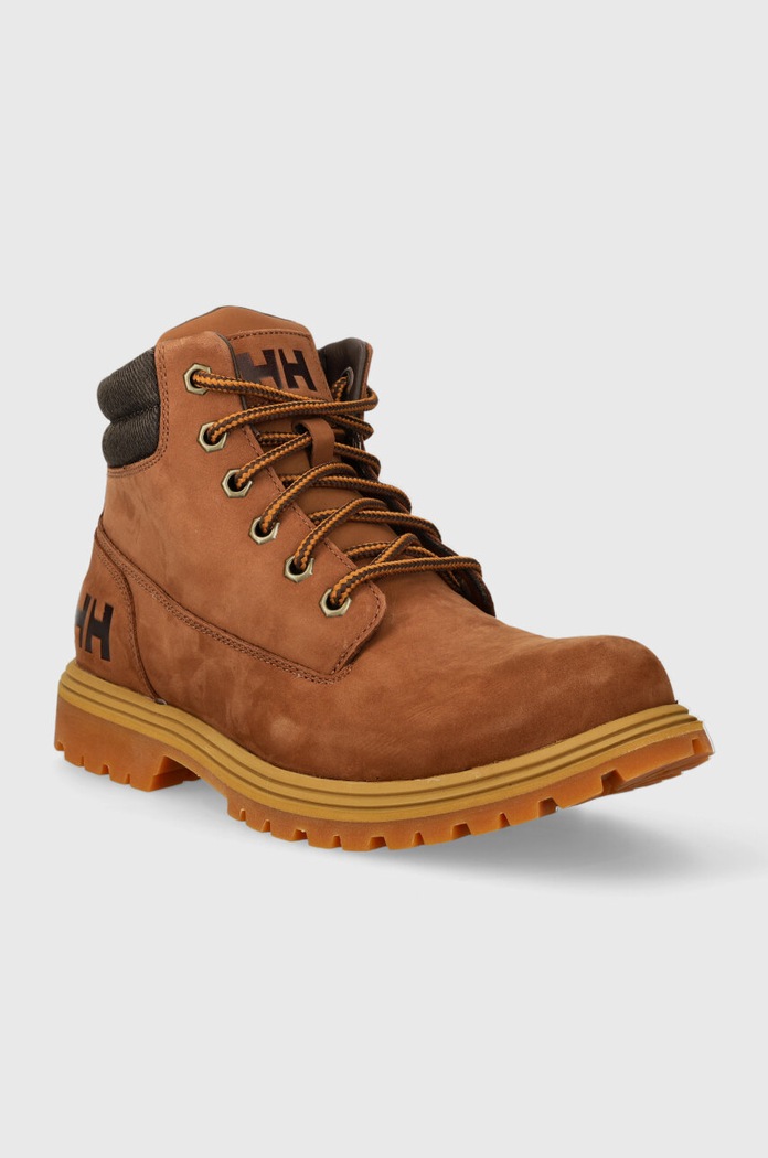 Шкіряні черевики Helly Hansen 11424 коричневий AW25