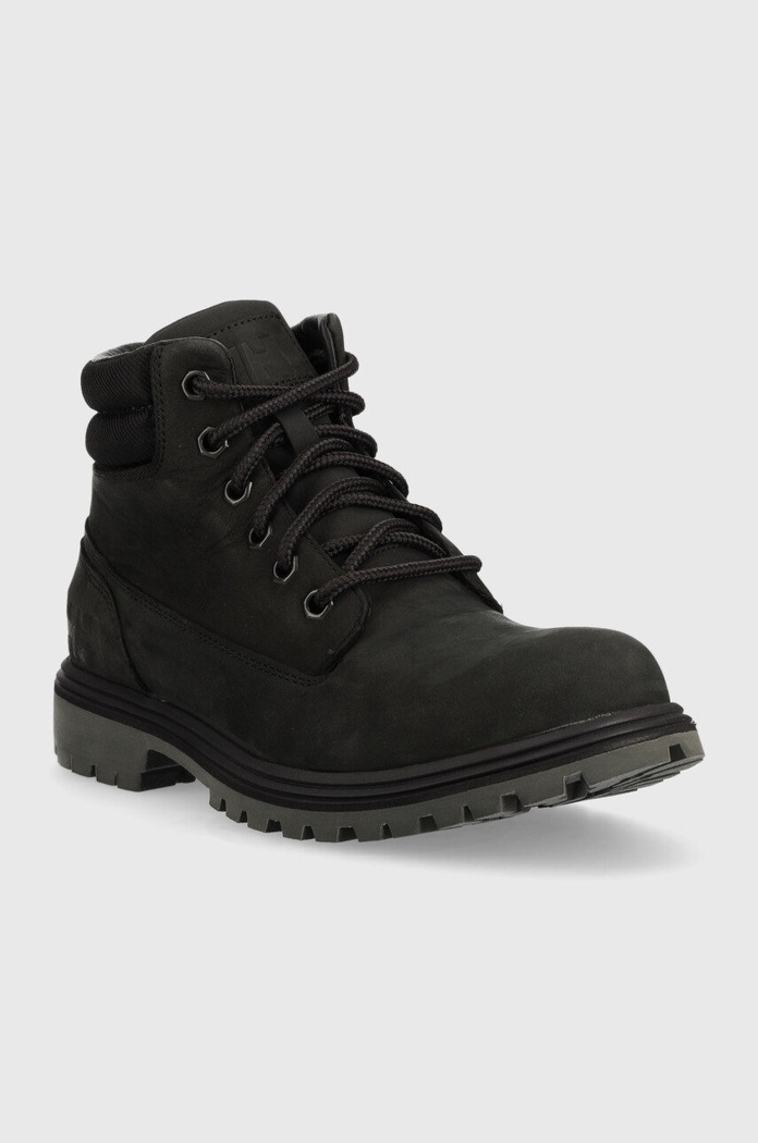 Helly Hansen leather biker boots 11424 black AW25