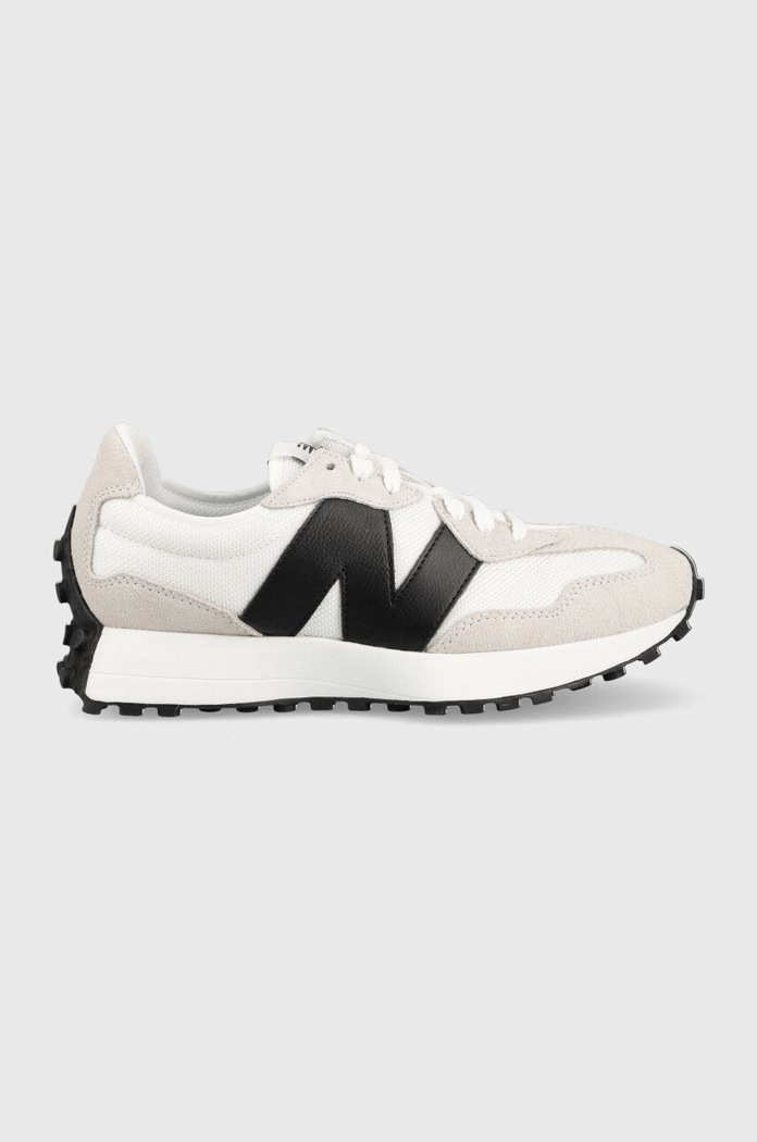 New Balance 327 White Black suede gray MS327CWB