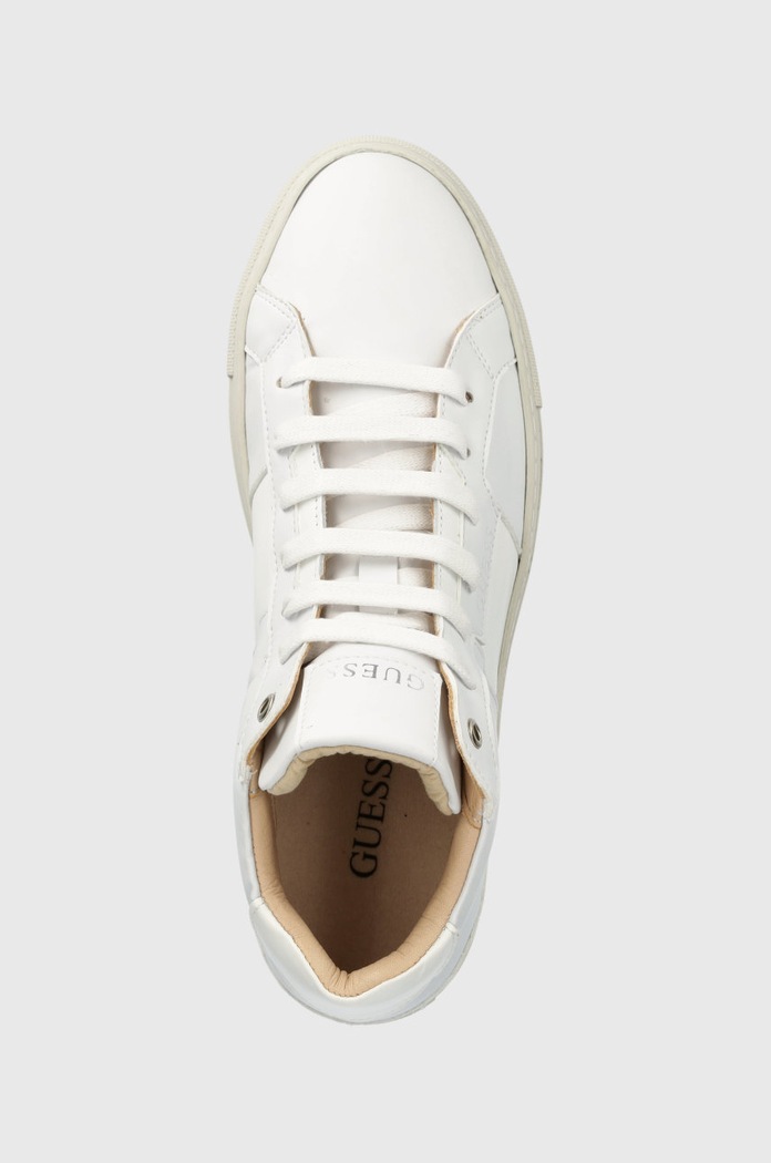 Guess sneakersy Ravenna Mid biały FM8RAM.LEA12.WHITE
