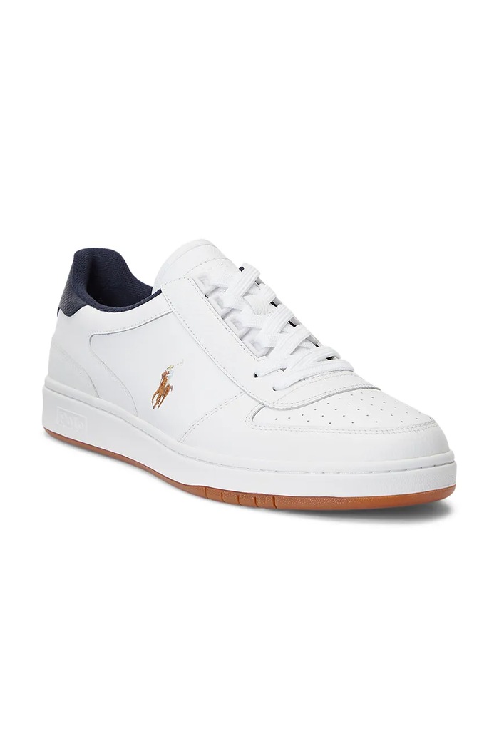 Polo Ralph Lauren sneakers din piele Polo Crt 809877610001.100 alb AW22