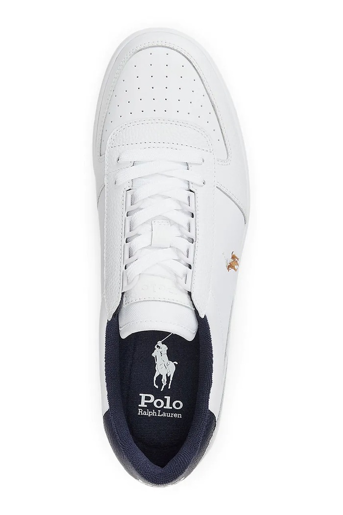Încălțăminte Polo Ralph Lauren sneakers din piele Polo Crt 809877610001.100 alb