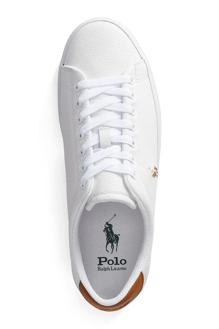 Obuwie Polo Ralph Lauren sneakersy skórzane Longwood 816877702001.100 biały