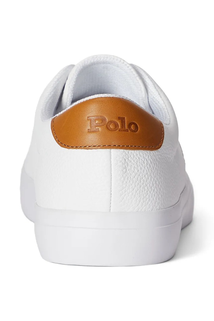 Polo Ralph Lauren sneakersy skórzane Longwood biały 816877702001.100