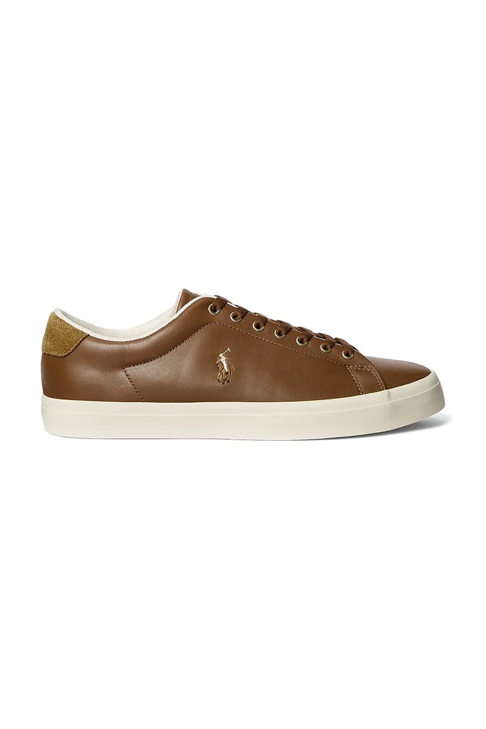 Kožené tenisky Polo Ralph Lauren Longwood hnedá 816879935001.270