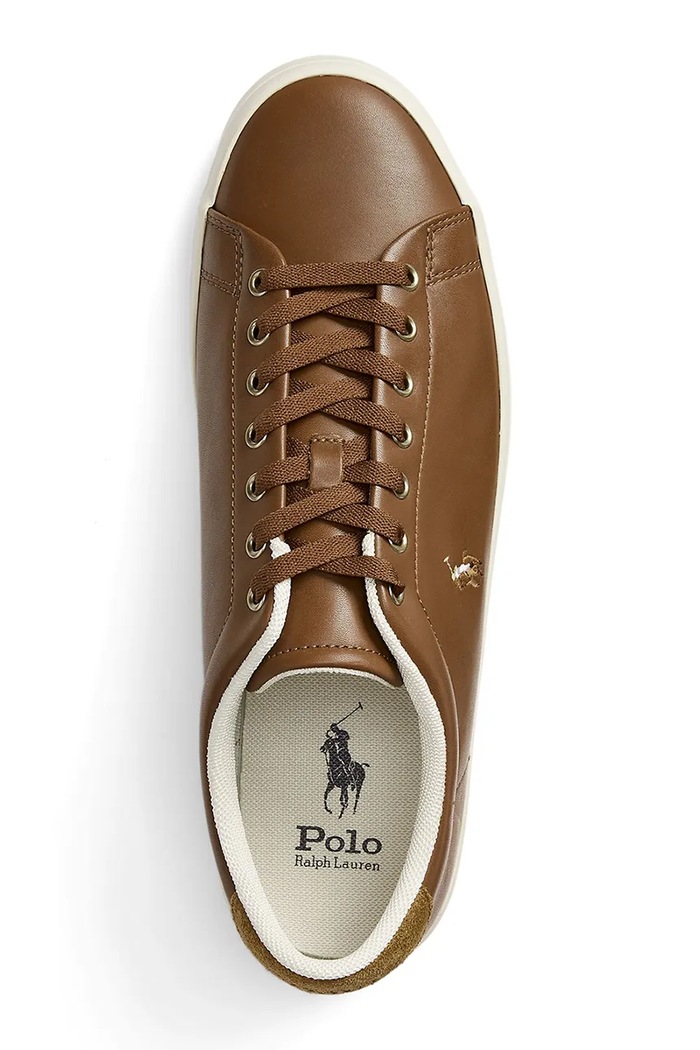 Încălțăminte Polo Ralph Lauren sneakers din piele Longwood 816879935001.270 maro