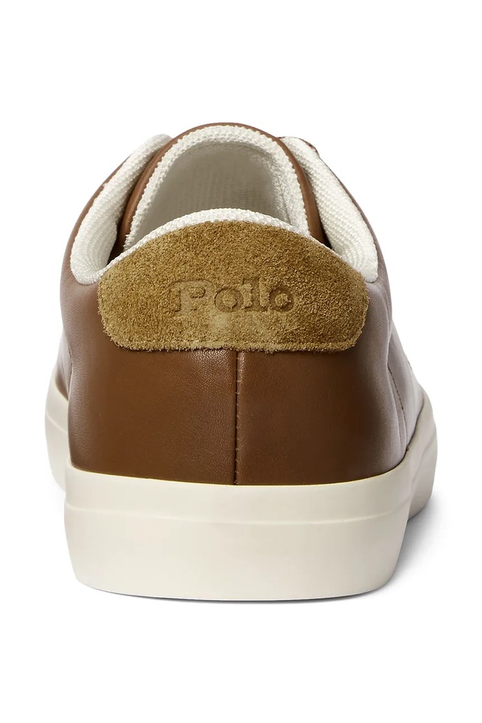 Polo Ralph Lauren sneakers din piele Longwood maro 816879935001.270