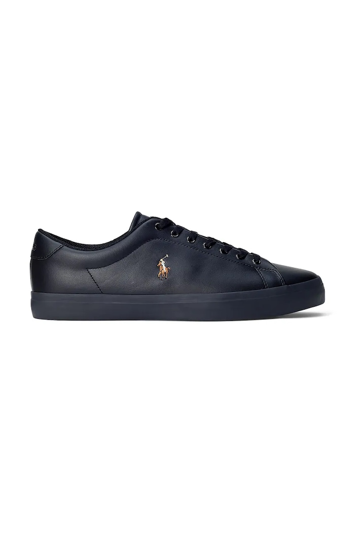 Кожени маратонки Polo Ralph Lauren Longwood черен 816884372002.001