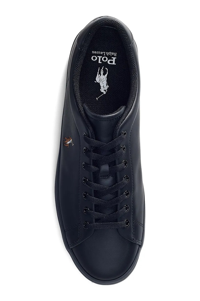 Obuwie Polo Ralph Lauren sneakersy skórzane Longwood 816884372002.001 czarny