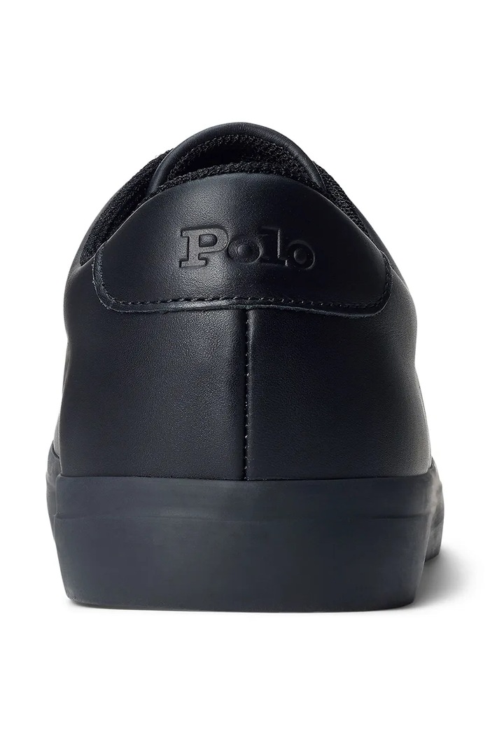 Kožené tenisky Polo Ralph Lauren Longwood čierna 816884372002.001