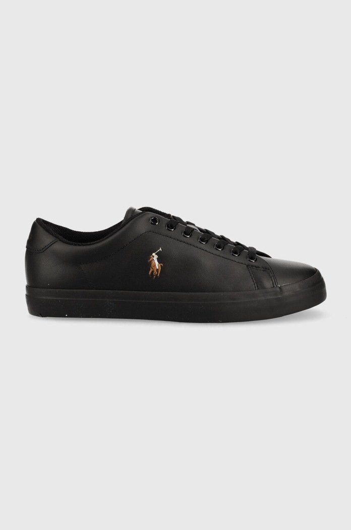 Usnjene superge Polo Ralph Lauren črna 816884372002.001