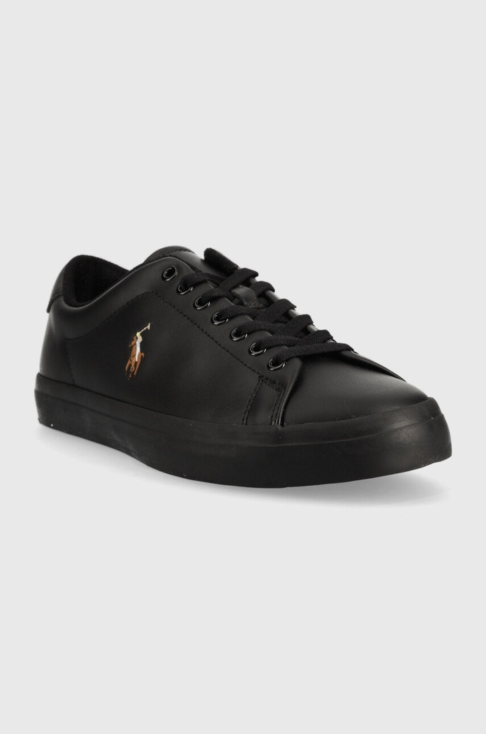 Usnjene superge Polo Ralph Lauren 816884372002.001 črna AW22