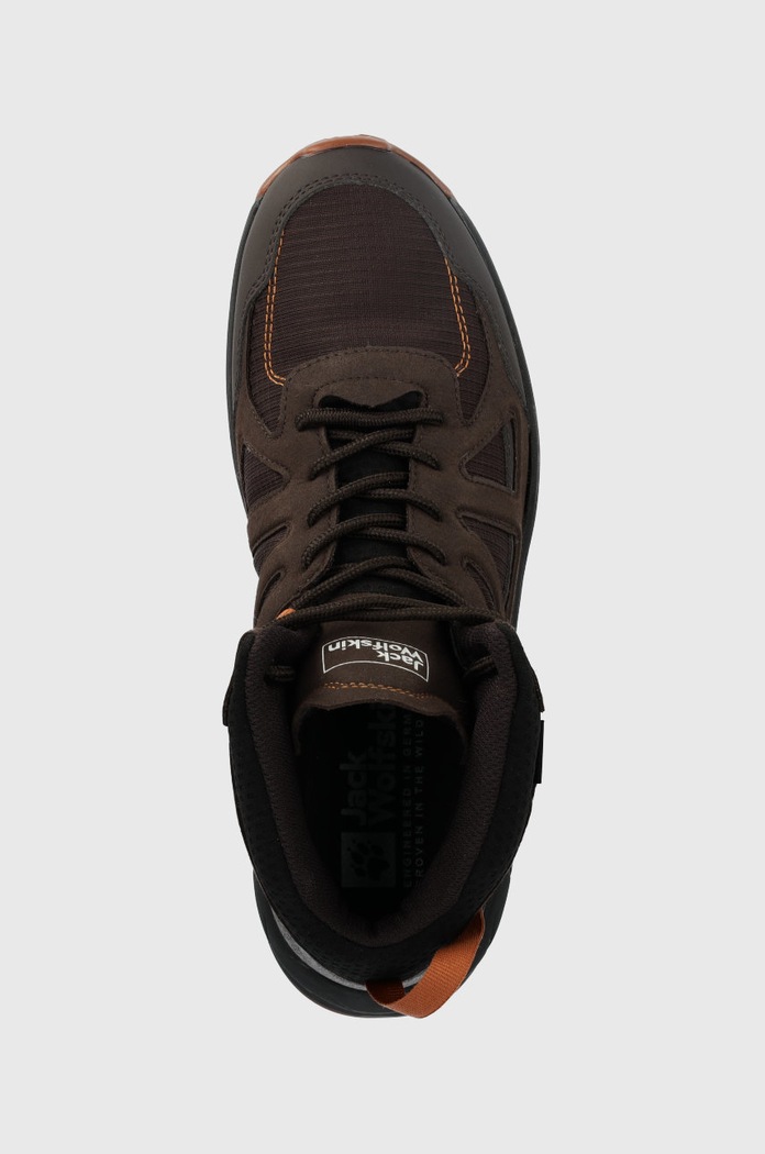 Jack Wolfskin pantofi Woodland 2 Texapore Mid maro 4051261