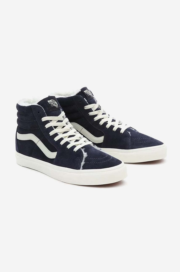 Vans trampki zamszowe UA SK8-Hi granatowy VN0005U9JDU