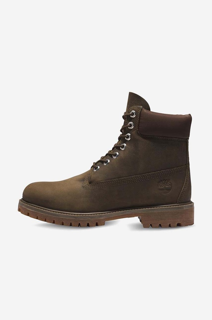 Obuwie Timberland trapery skórzane 6 Premium Boot A2AXH brązowy