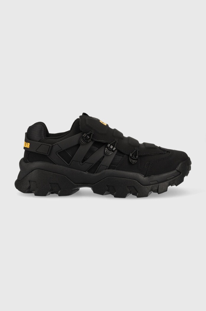 Tenisky CAT Footwear Alpha semišová koža čierna P110849