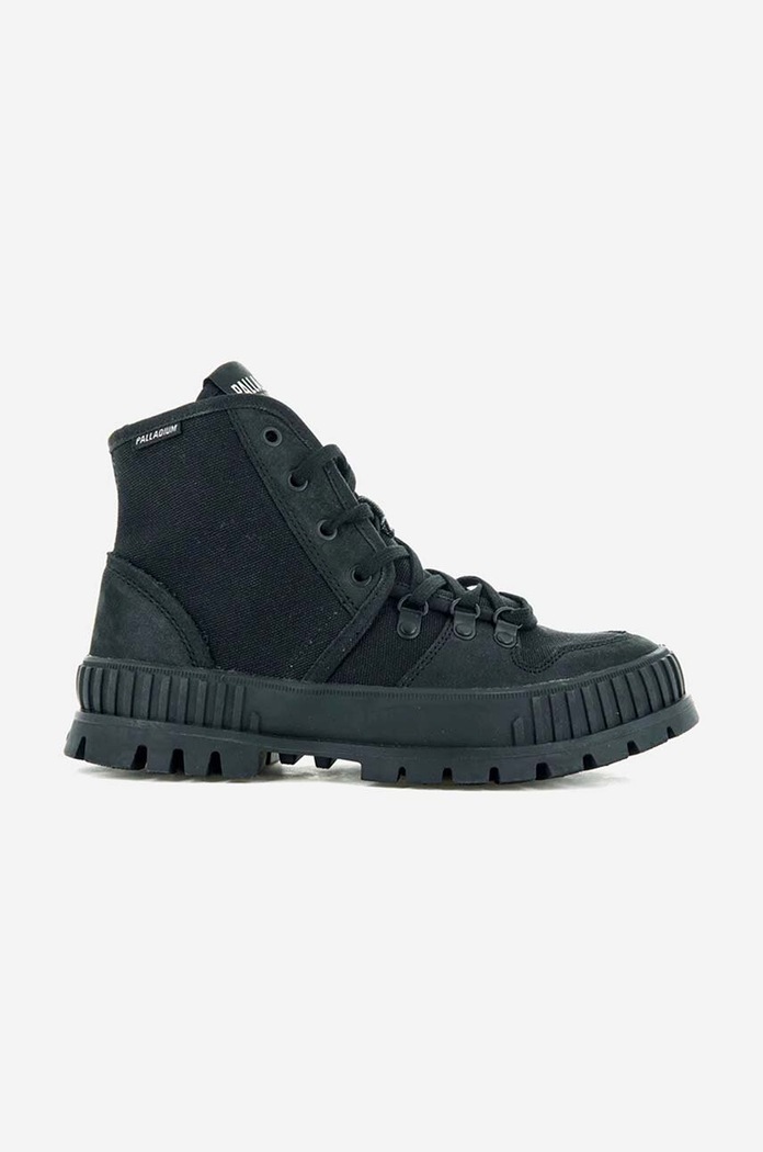 Topánky Palladium Pallashock Hiker usňová koža čierna 77968.008.M