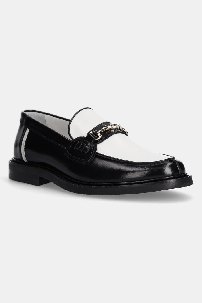 Кожени мокасини Filling Pieces Loafer Polido гладка кожа черен 44233192024