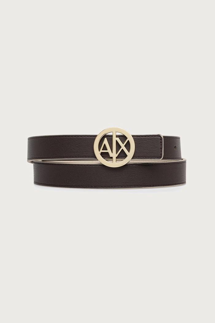 Armani Exchange dvostrani remen za žene od imitacije kože 941118.0A877 bež AA00