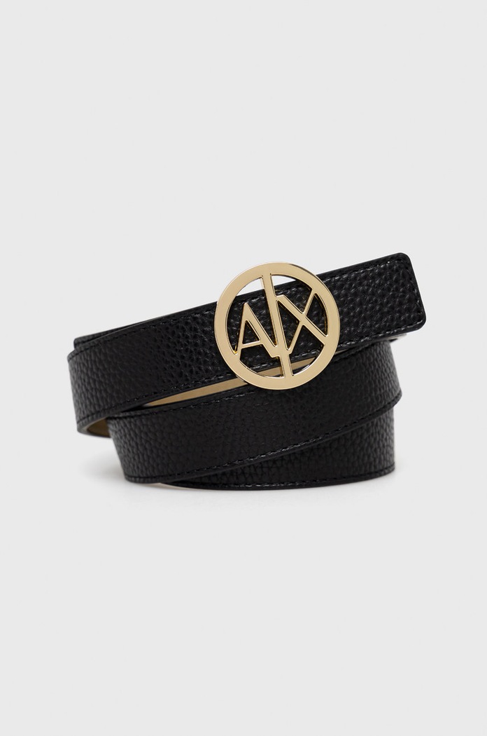 Oboustranný pásek Armani Exchange černá 941118.0A877