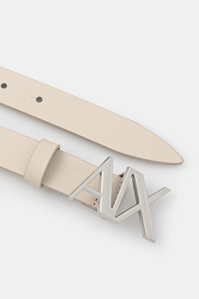 Armani Exchange curea pentru femei, din piele 941125.CC719 bej SS26
