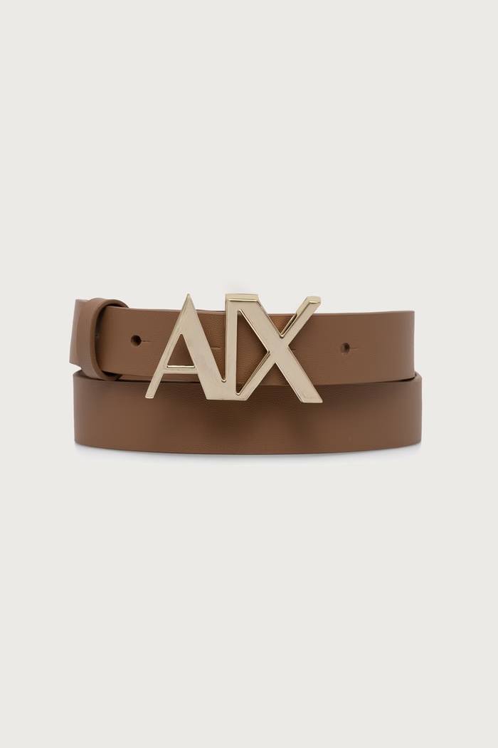 Armani Exchange pásek dámský kožený béžová 941125.CC719