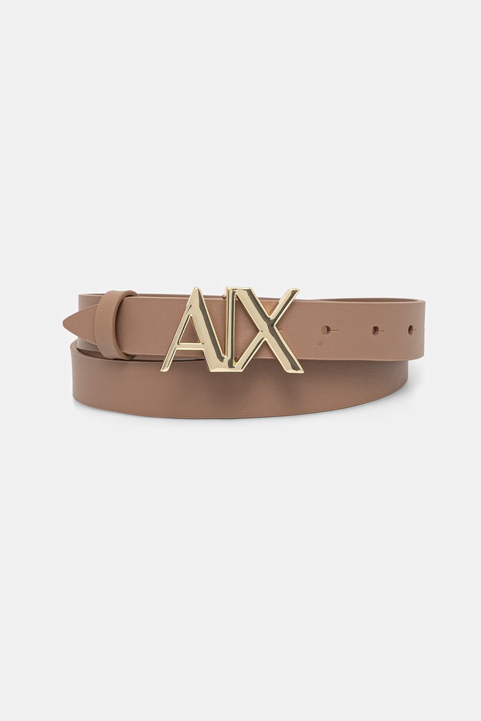 Armani Exchange колан дамски от кожа кафяв 941125.CC719