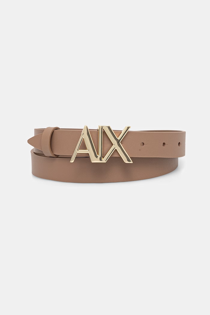 Armani Exchange колан дамски от кожа кафяв 941125.CC719