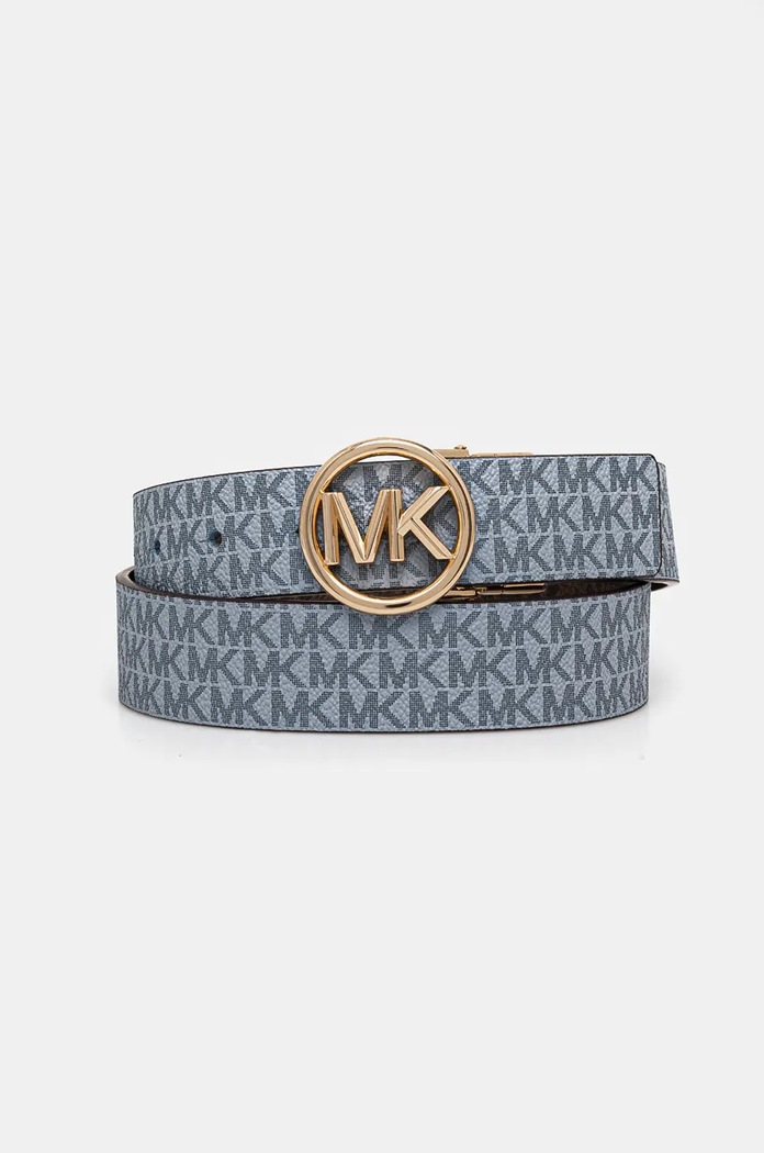 MICHAEL Michael Kors oboustranný pásek dámský z imitace kůže modrá 551342