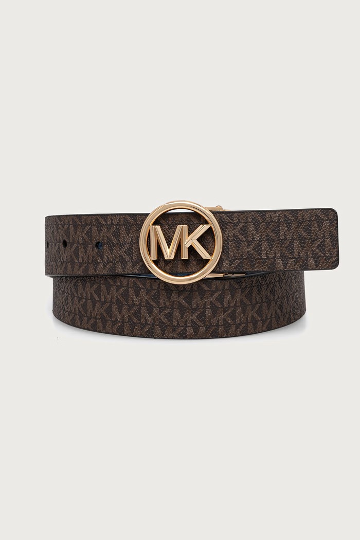 MICHAEL Michael Kors obojstranný opasok dámsky z imitácie kože 551342 modrá SS26
