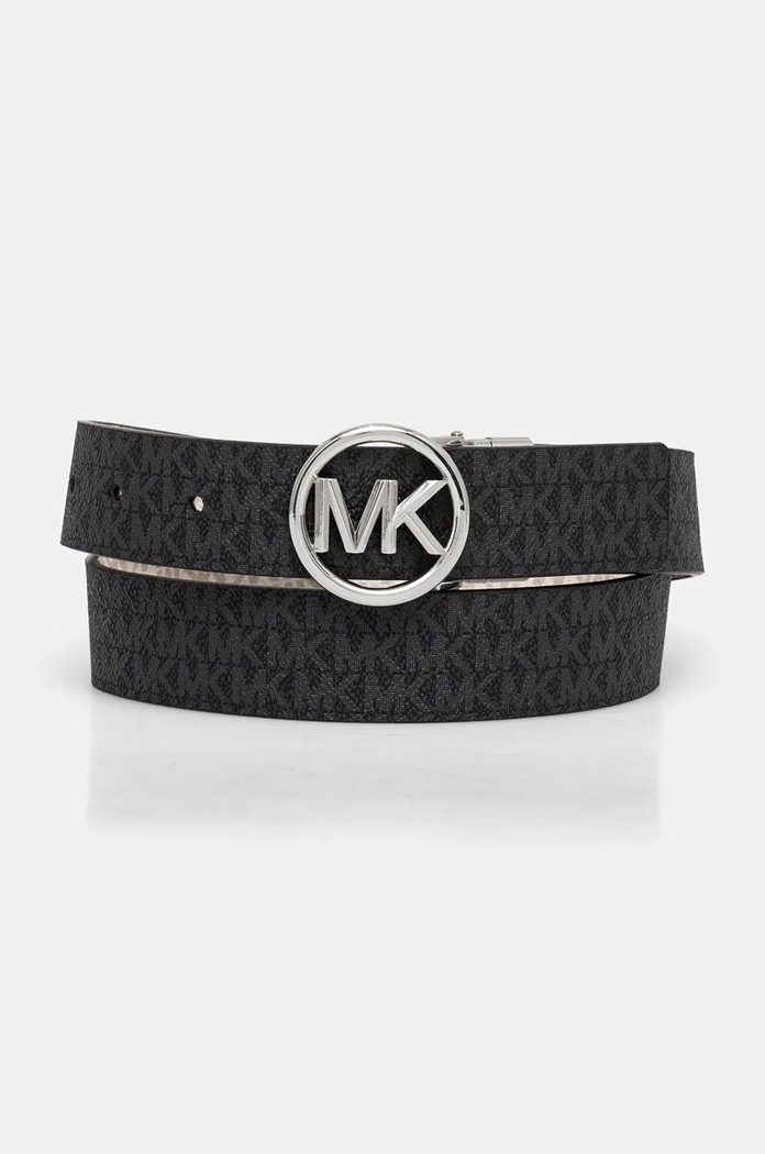 MICHAEL Michael Kors двустранен колан дамски от имитация на кожа черен 551342