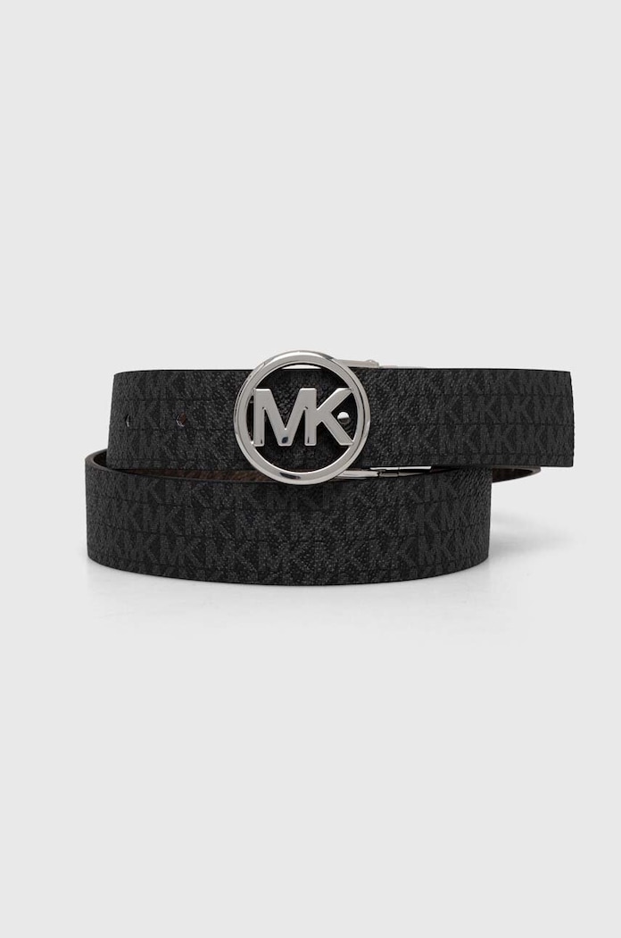 MICHAEL Michael Kors curea reversibilă pentru femei cu imitație de piele negru 551342
