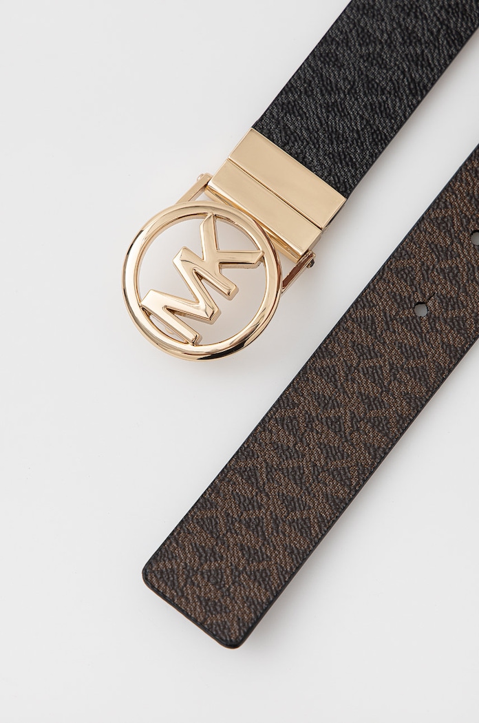 MICHAEL Michael Kors dvostrani remen za žene od imitacije kože 551342 smeđa SS26