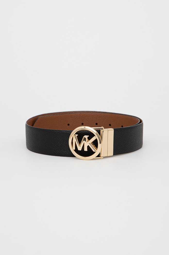 MICHAEL Michael Kors curea de piele cu două fețe negru 558285