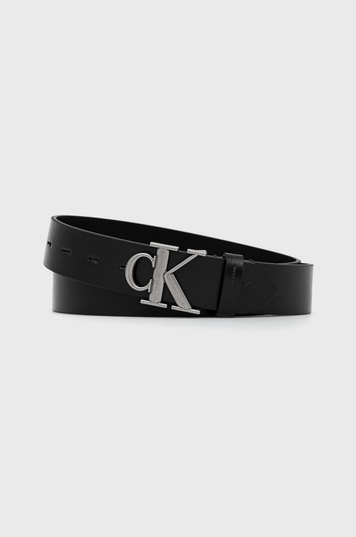 Calvin Klein Jeans pasek skórzany K50K509532.9BYY Planet friendly czarny K50K509532.9BYY