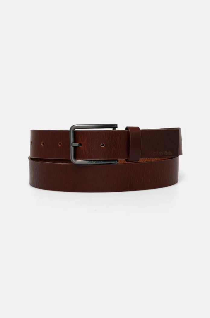 Calvin Klein pasek skórzany brązowy K50K509654.9BYY